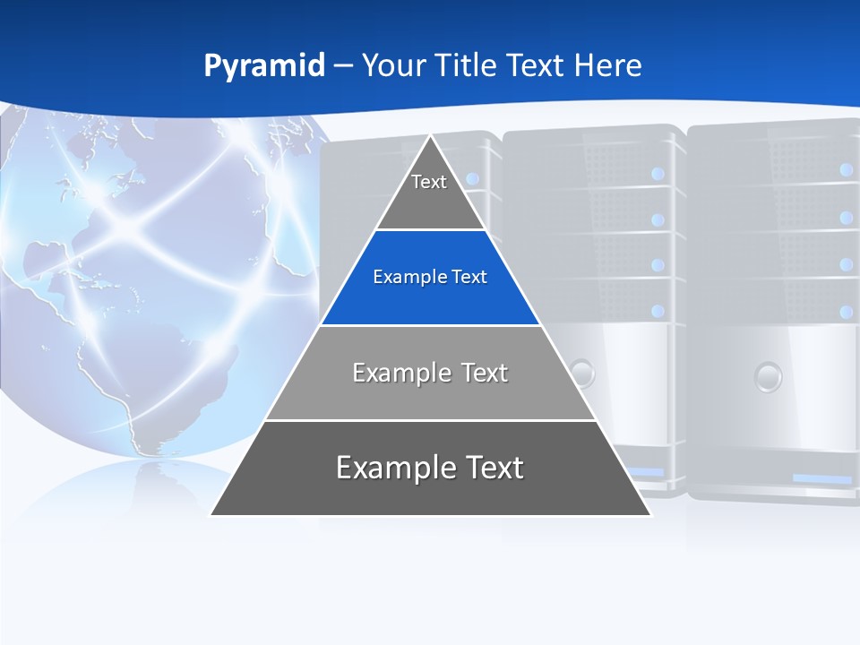 Database America Worldwide PowerPoint Template