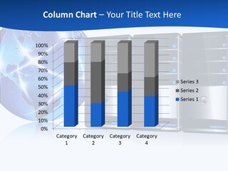 Database America Worldwide PowerPoint Template