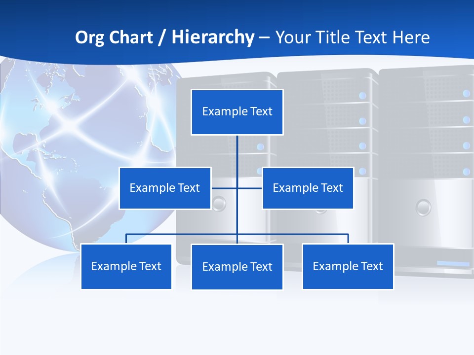 Database America Worldwide PowerPoint Template