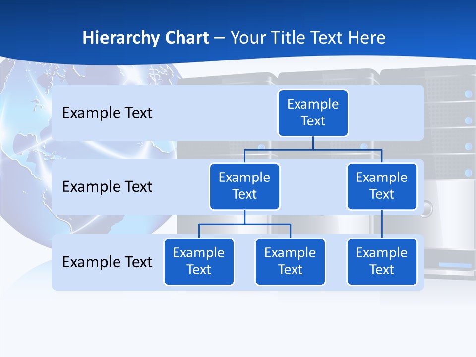 Database America Worldwide PowerPoint Template