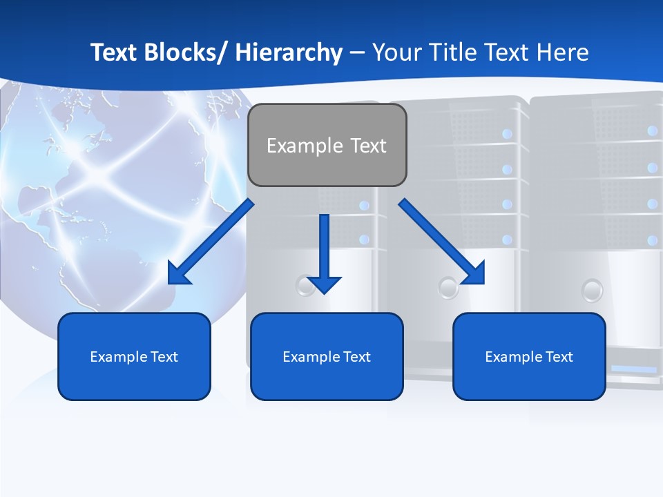 Database America Worldwide PowerPoint Template