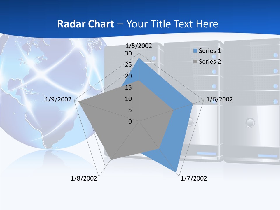 Database America Worldwide PowerPoint Template