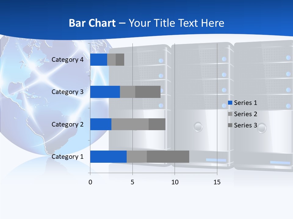 Database America Worldwide PowerPoint Template