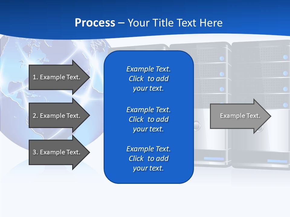 Database America Worldwide PowerPoint Template