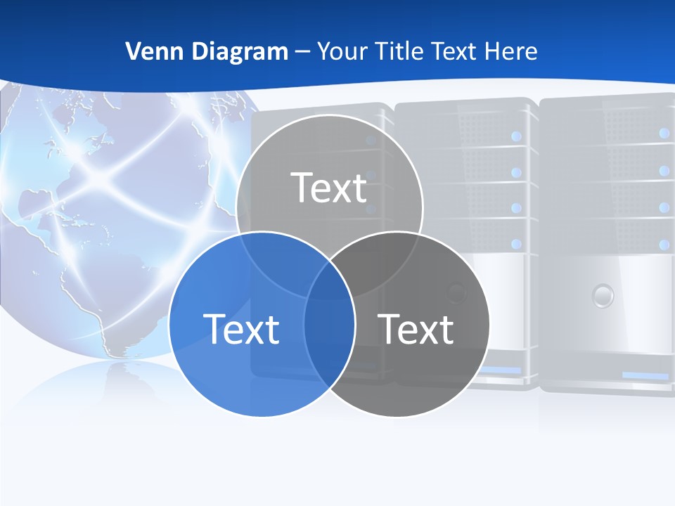 Database America Worldwide PowerPoint Template