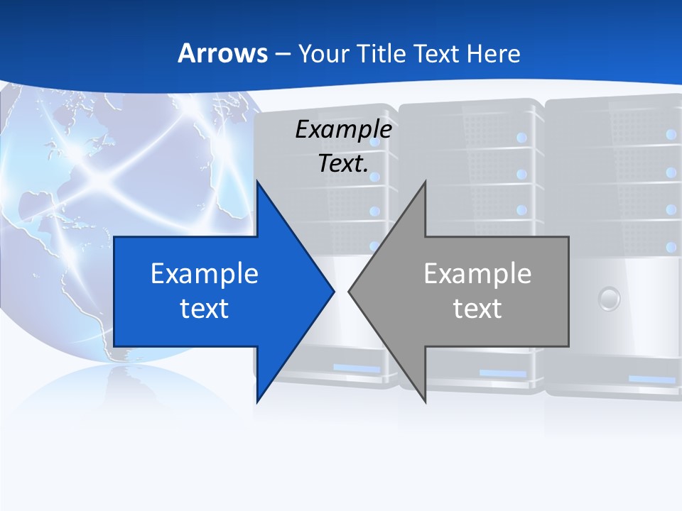 Database America Worldwide PowerPoint Template