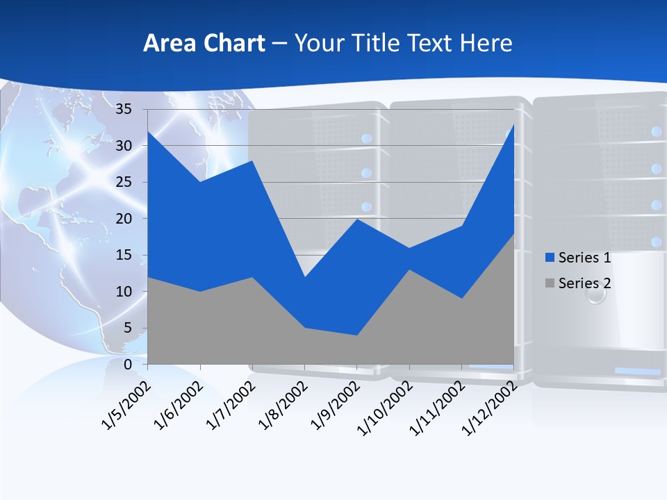 Database America Worldwide PowerPoint Template