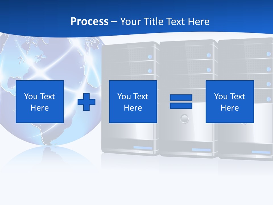 Database America Worldwide PowerPoint Template