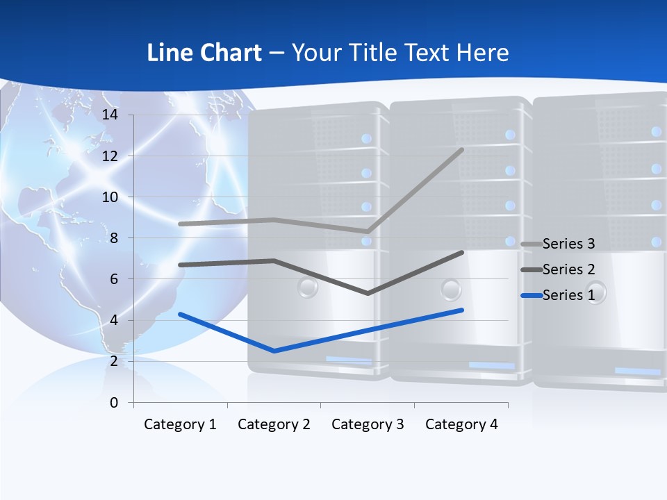 Database America Worldwide PowerPoint Template