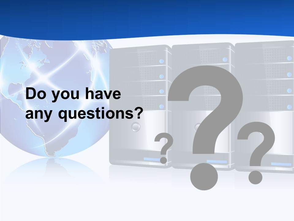 Database America Worldwide PowerPoint Template