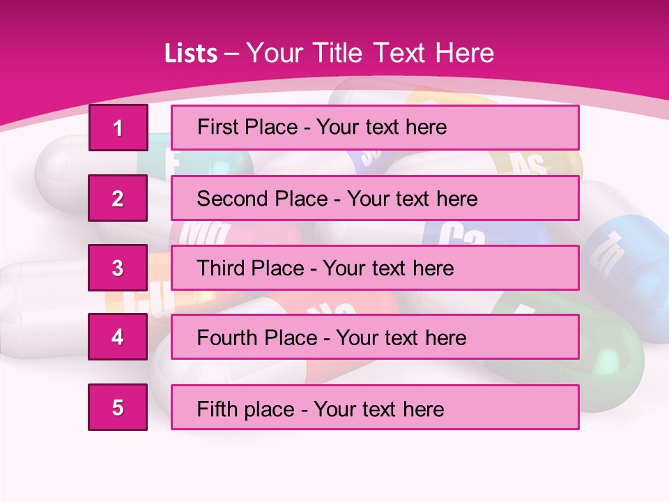 Nutrition Sodium Object PowerPoint Template