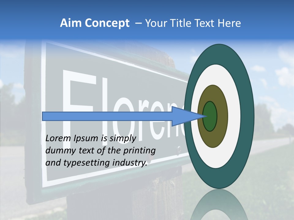 Space Goal Country PowerPoint Template