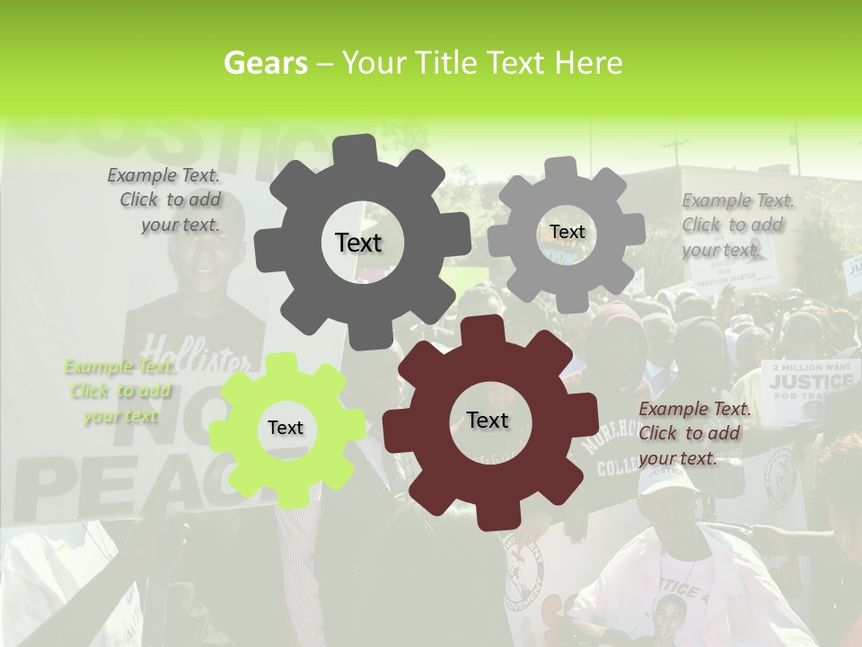 Party Sign Skittles PowerPoint Template