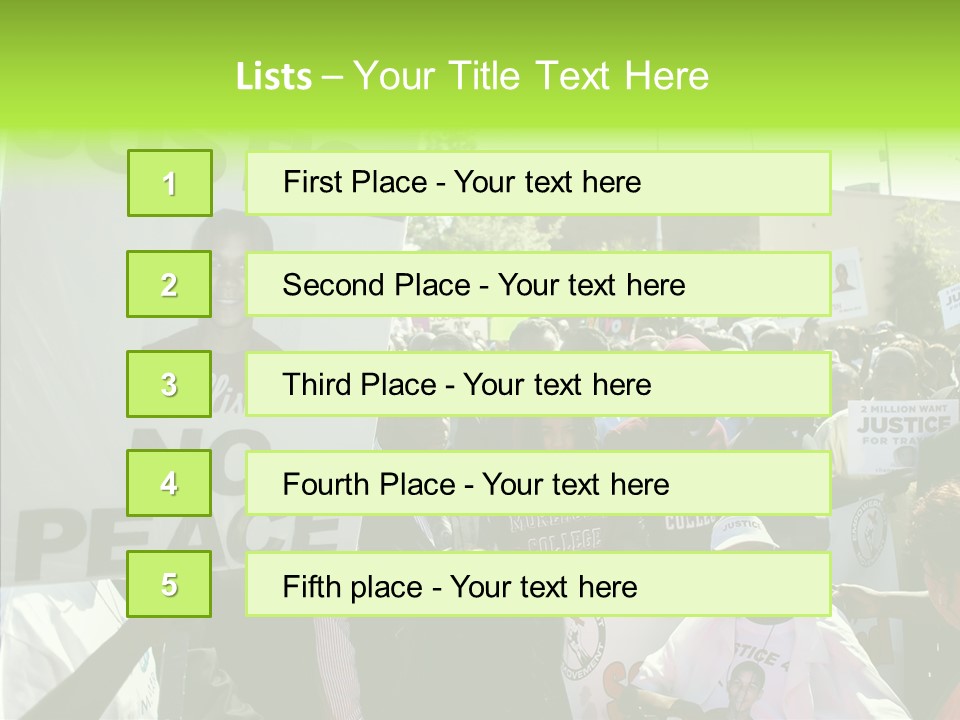 Party Sign Skittles PowerPoint Template