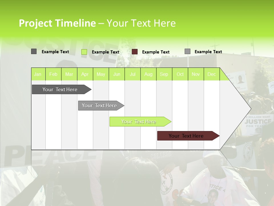 Party Sign Skittles PowerPoint Template