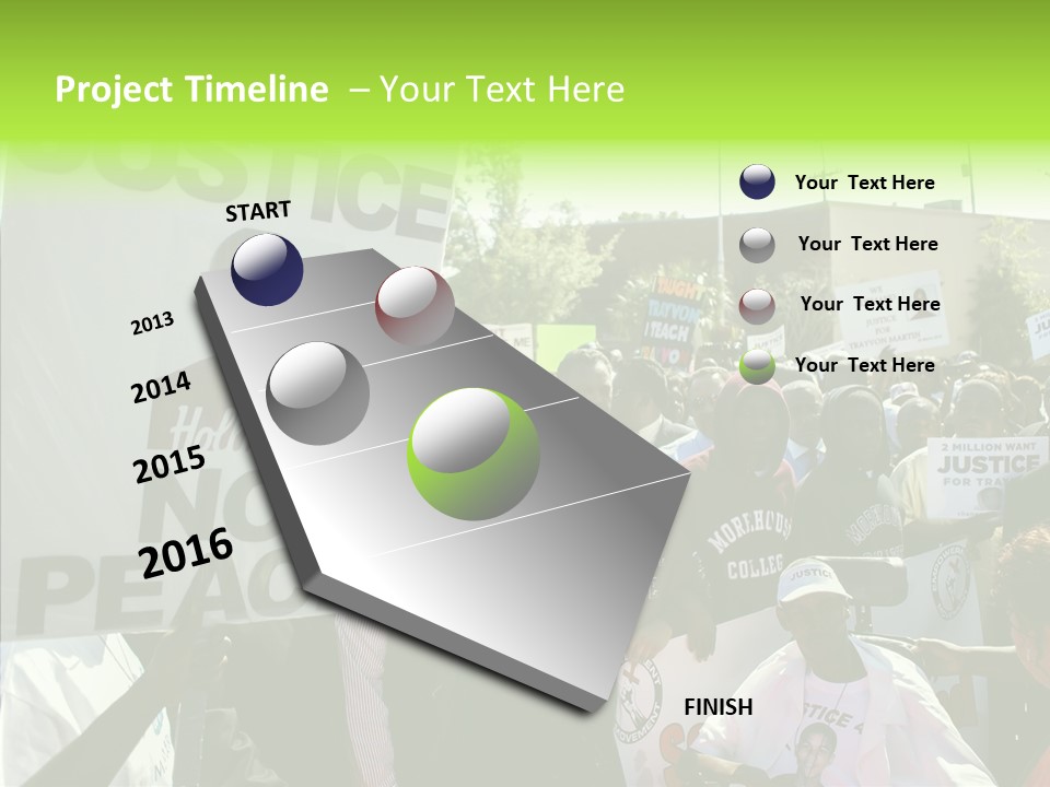 Party Sign Skittles PowerPoint Template