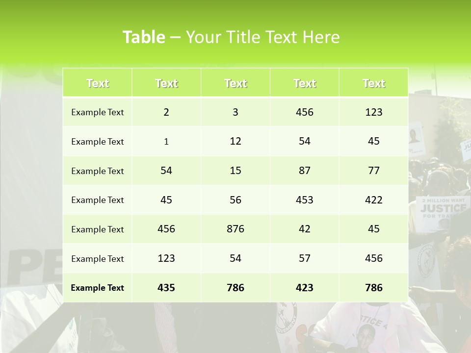 Party Sign Skittles PowerPoint Template