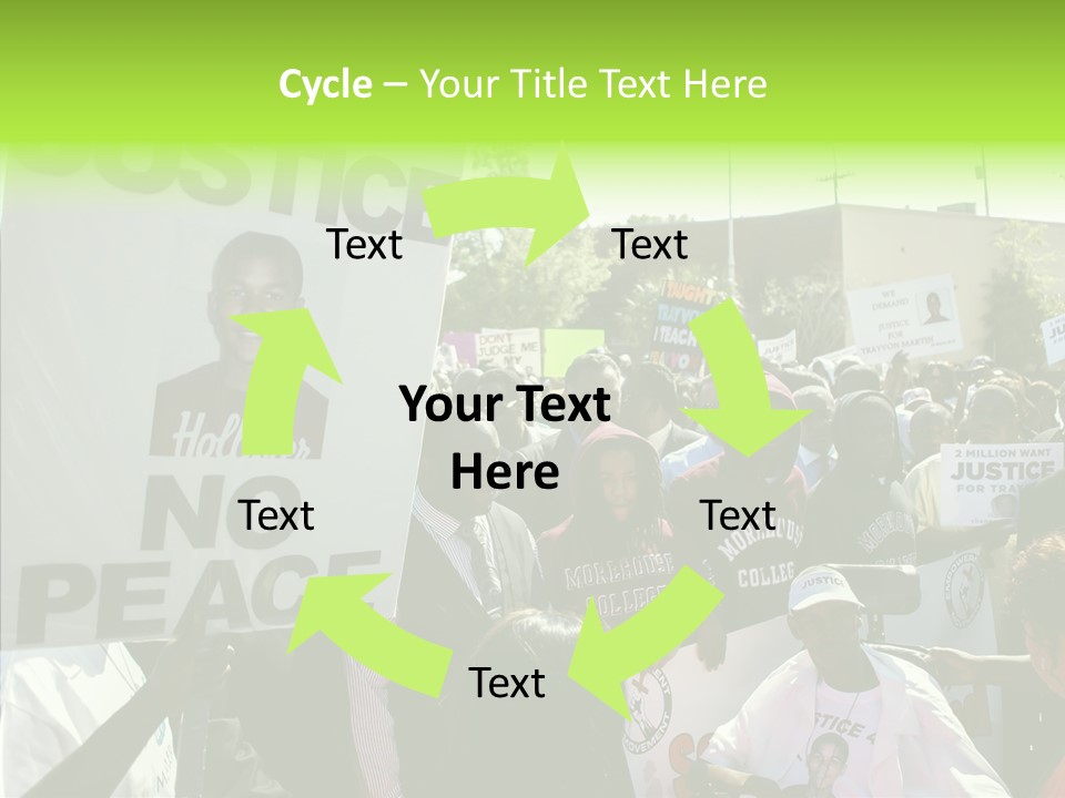 Party Sign Skittles PowerPoint Template