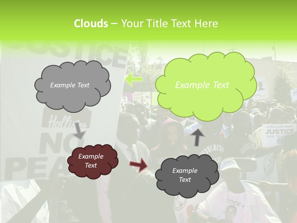 Party Sign Skittles PowerPoint Template