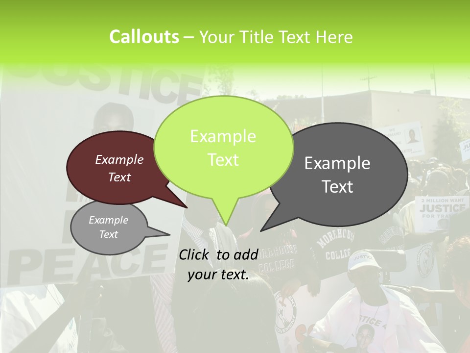 Party Sign Skittles PowerPoint Template