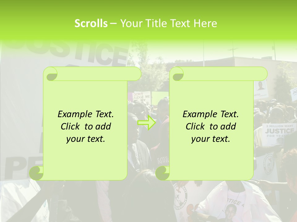 Party Sign Skittles PowerPoint Template