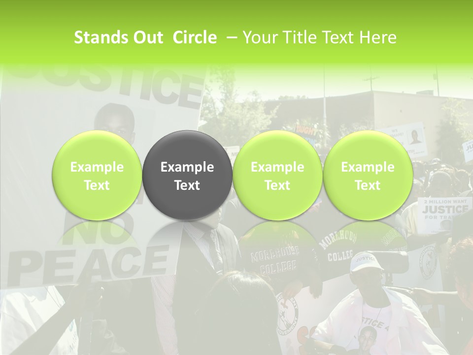 Party Sign Skittles PowerPoint Template