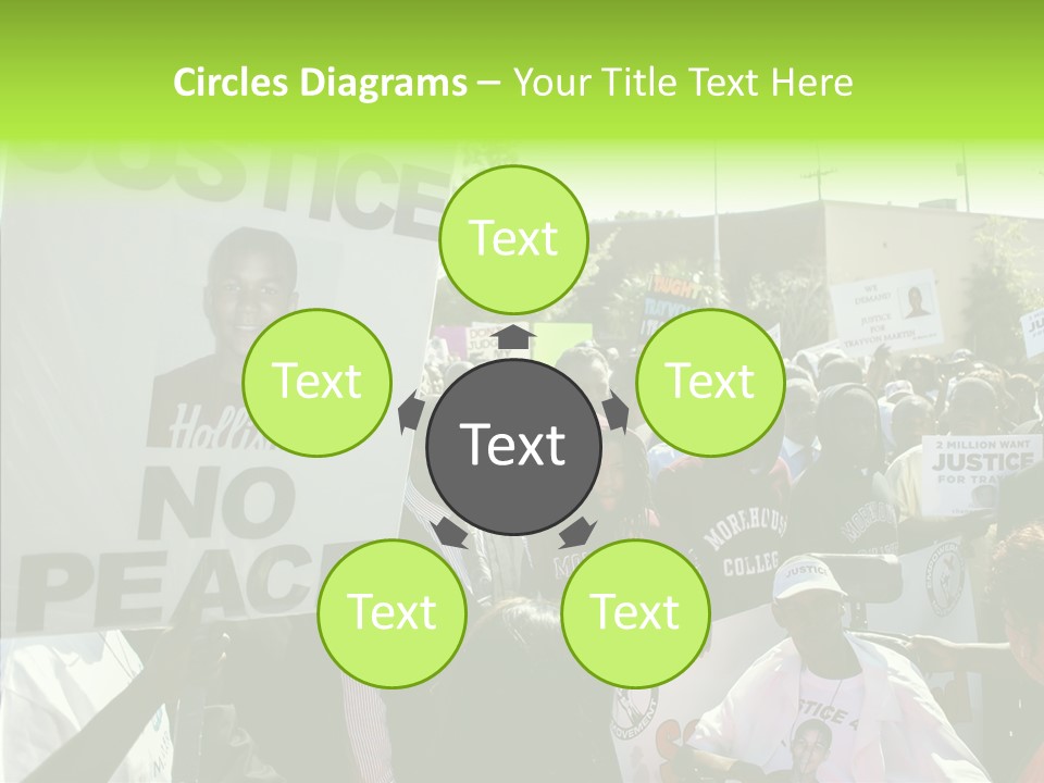 Party Sign Skittles PowerPoint Template