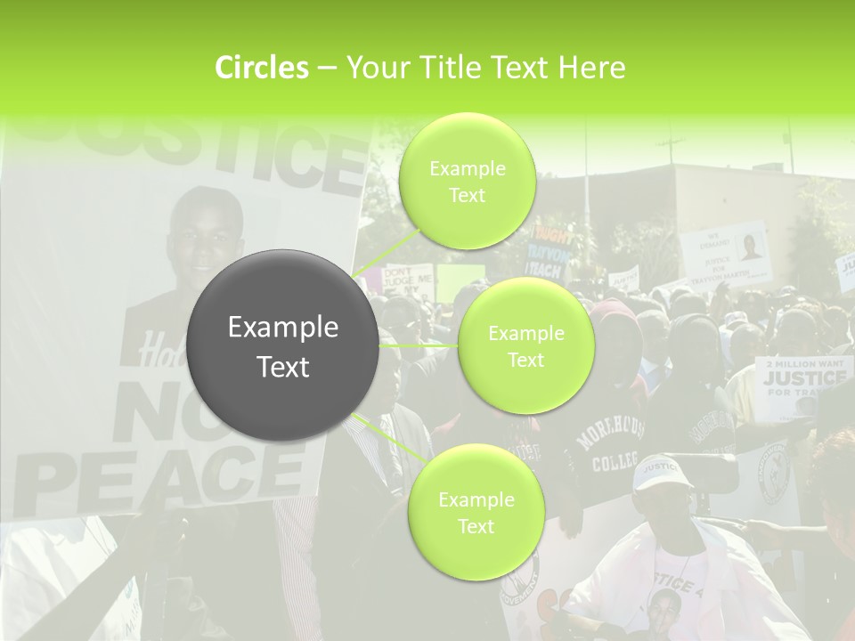 Party Sign Skittles PowerPoint Template