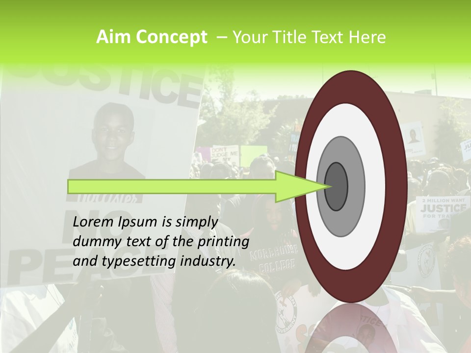 Party Sign Skittles PowerPoint Template