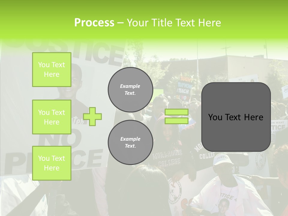 Party Sign Skittles PowerPoint Template