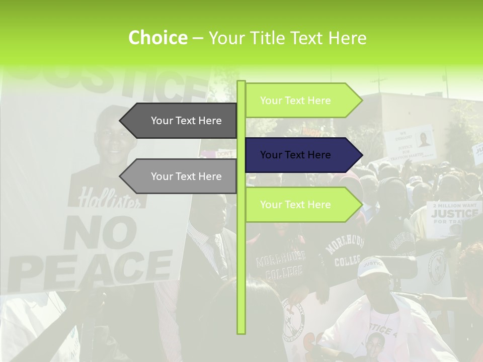 Party Sign Skittles PowerPoint Template