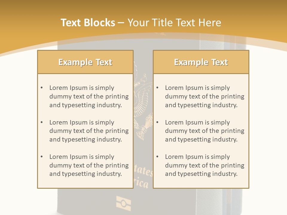 Data Vacation Pass PowerPoint Template
