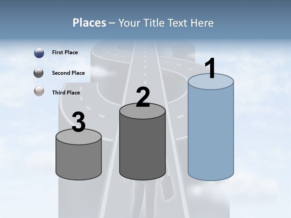 Clouds Money Travel PowerPoint Template