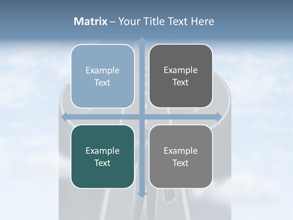 Clouds Money Travel PowerPoint Template