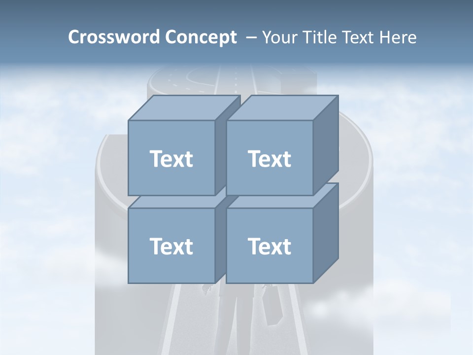 Clouds Money Travel PowerPoint Template