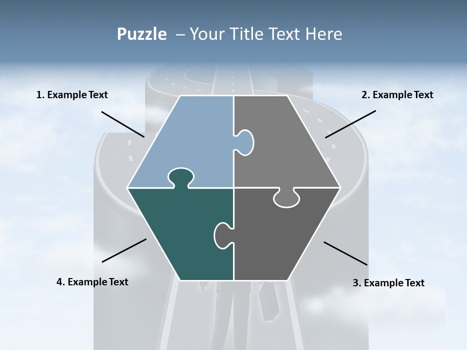 Clouds Money Travel PowerPoint Template