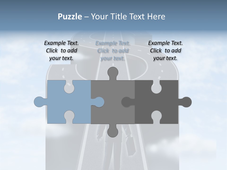 Clouds Money Travel PowerPoint Template