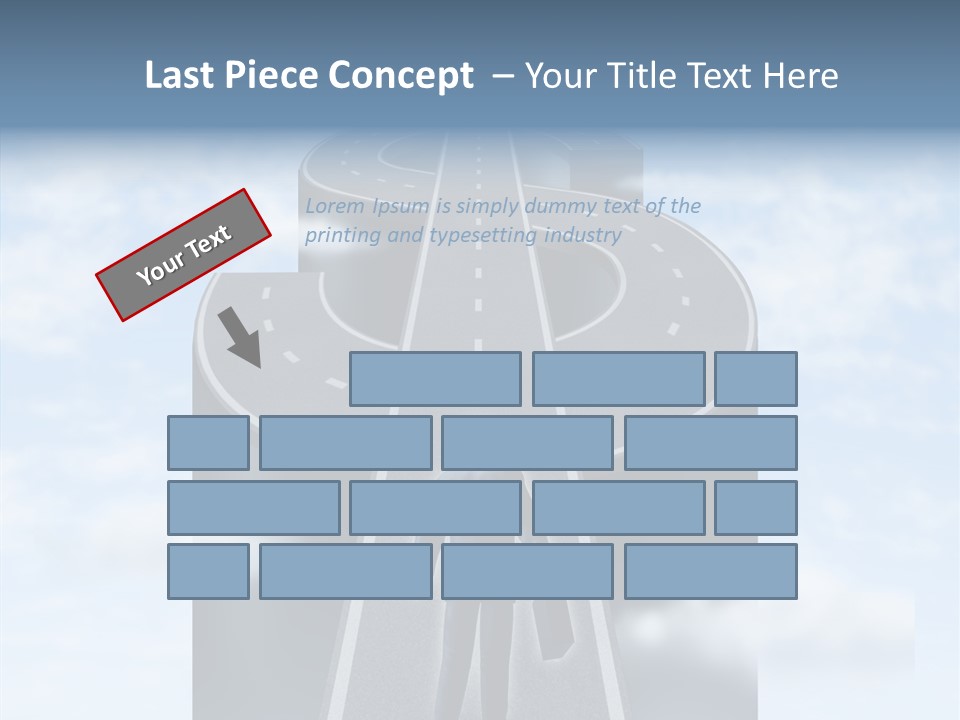 Clouds Money Travel PowerPoint Template