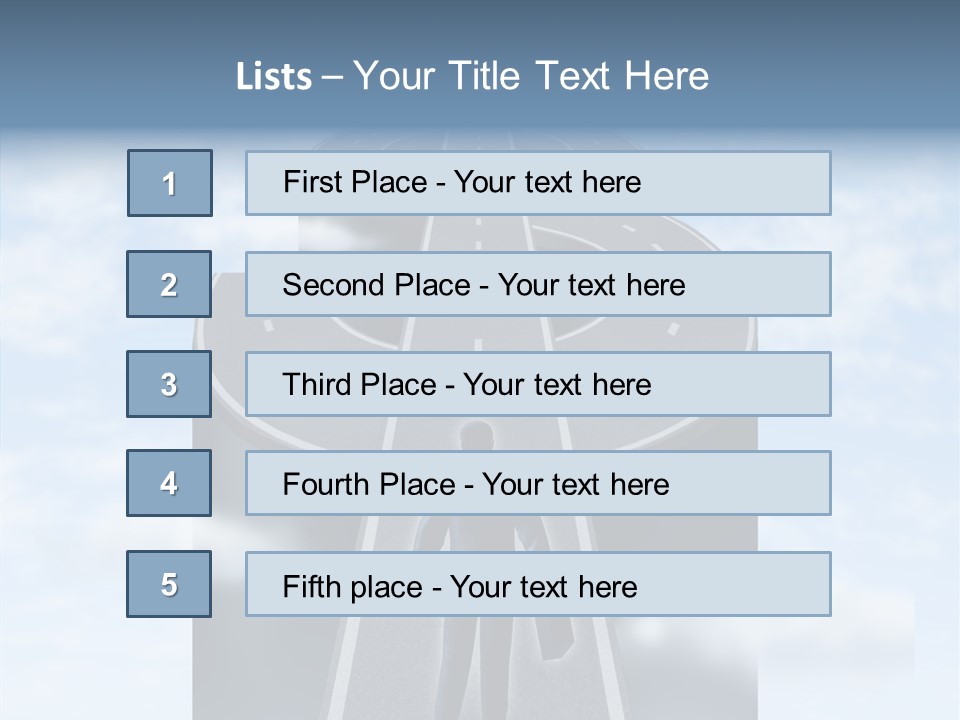 Clouds Money Travel PowerPoint Template