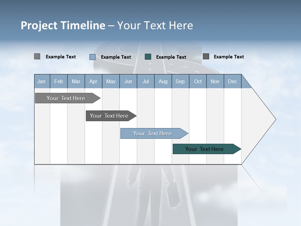 Clouds Money Travel PowerPoint Template