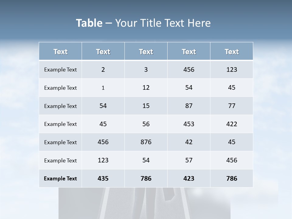 Clouds Money Travel PowerPoint Template