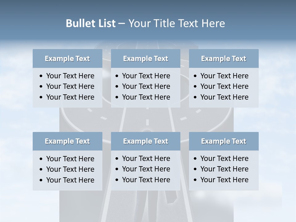 Clouds Money Travel PowerPoint Template