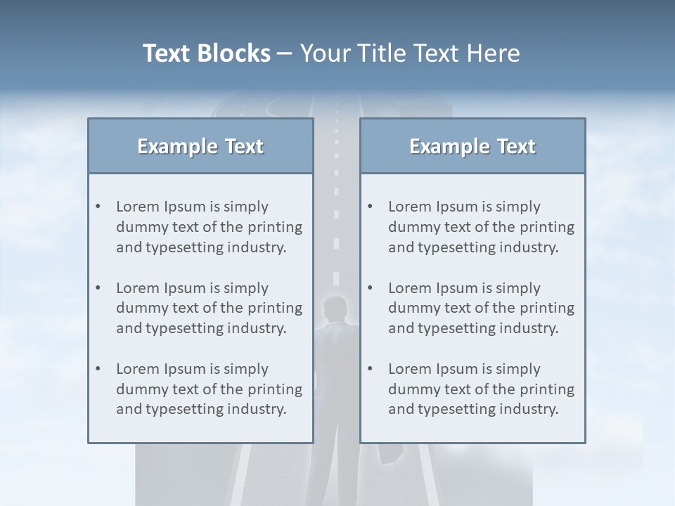 Clouds Money Travel PowerPoint Template