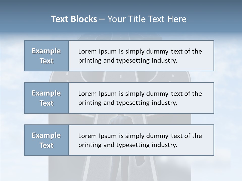 Clouds Money Travel PowerPoint Template