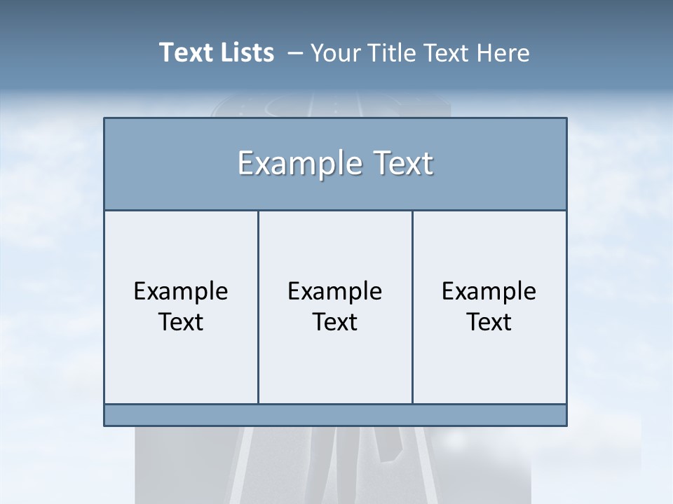 Clouds Money Travel PowerPoint Template