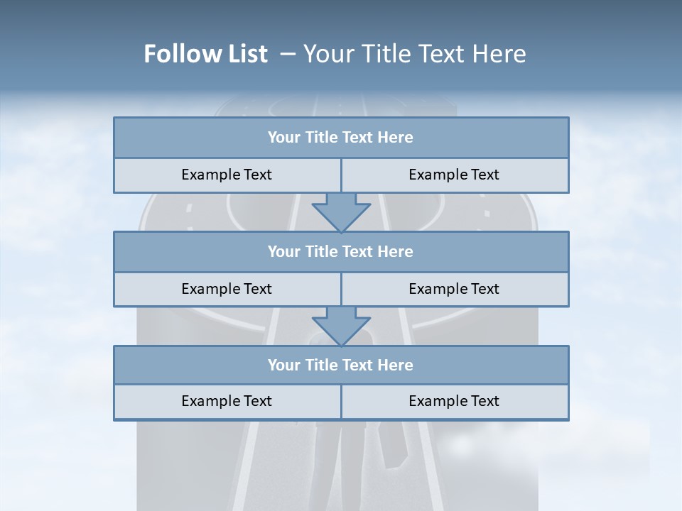 Clouds Money Travel PowerPoint Template