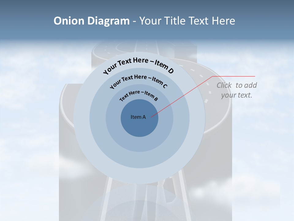 Clouds Money Travel PowerPoint Template