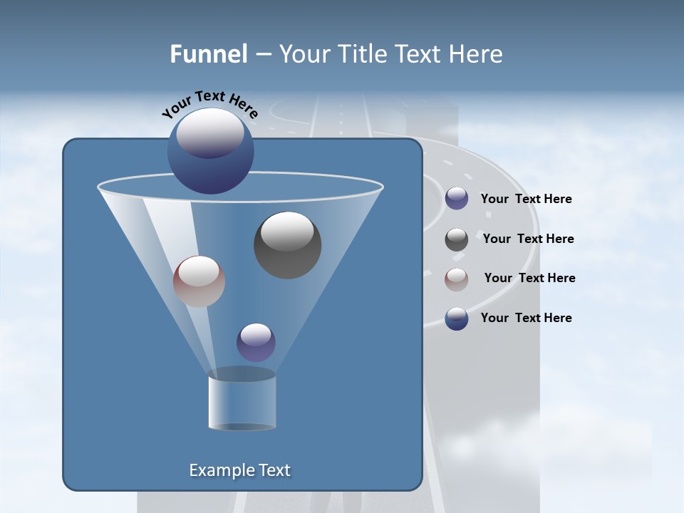 Clouds Money Travel PowerPoint Template
