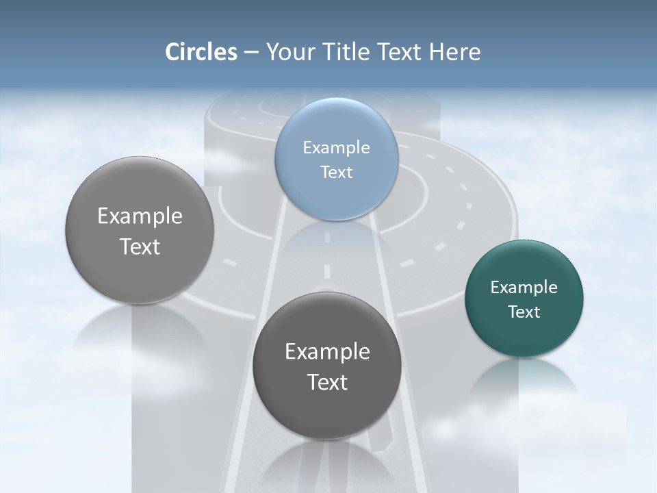 Clouds Money Travel PowerPoint Template