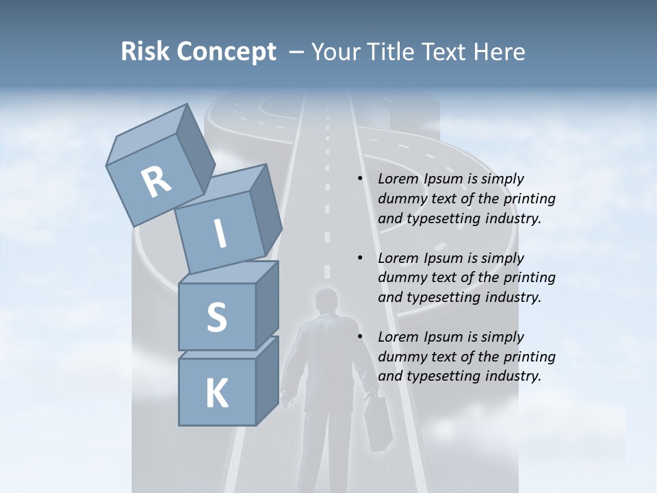 Clouds Money Travel PowerPoint Template